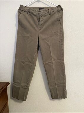 NYDJ Men’s Olive-Taupe Straight Chinos
